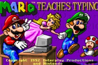 Mario Teaches Typing - Luyện gõ 10 ngón với game Mario
